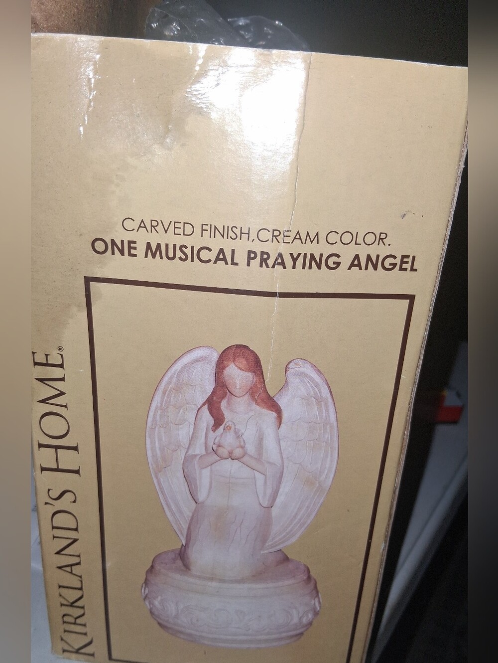 Kirkland Signature Cream Musical Praying Angel Figurine